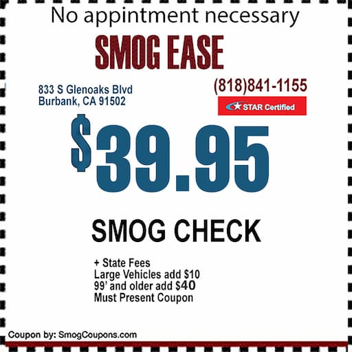 Smog Coupon Burbank